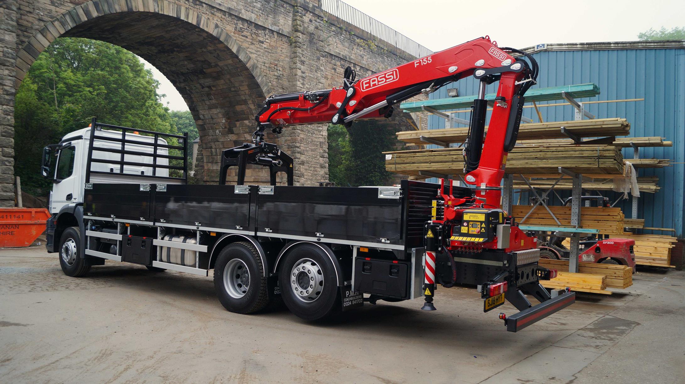 3 mercedes arocs merchant fassi truck